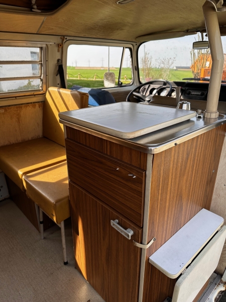 VW Bus T2ab Zwittermodell USA Import gute Basis motor läuft Westfalia Camper zum restaurieren